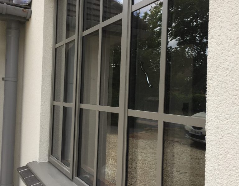 Steel Look Window Reading