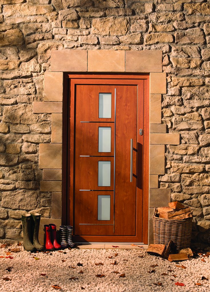 Brown Front Doors - - Abbey Aluminium Windows