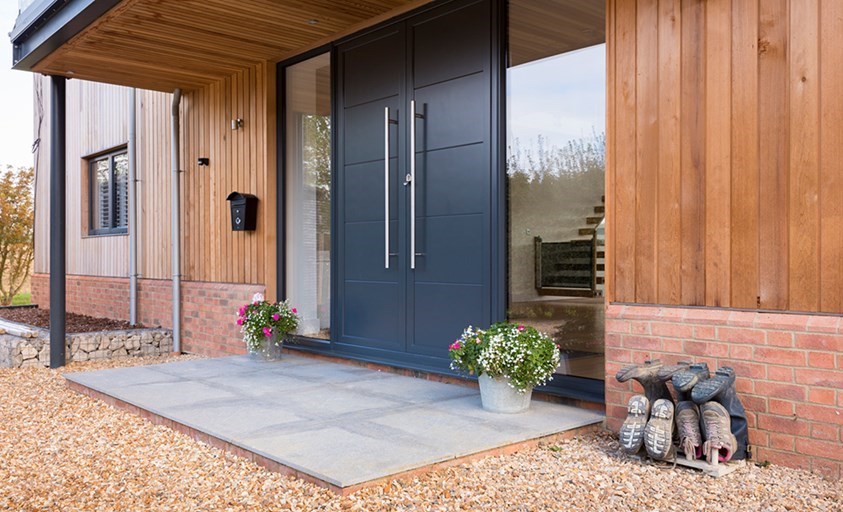exterior aluminium front door Guildford