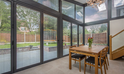 venetian integral blinds